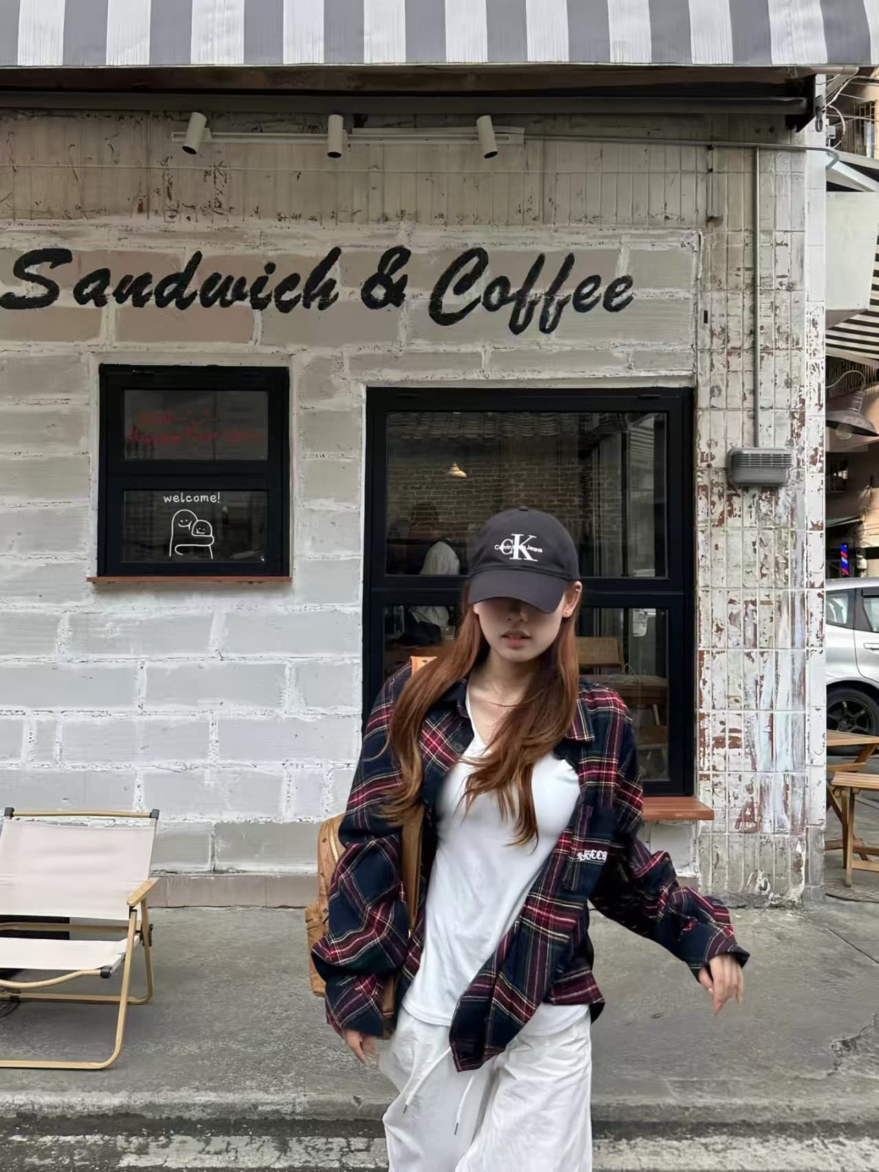 아메리칸 레트로 달콤한 차가운 체크무늬 긴팔 여성 셔츠 봄 가을 2026 새로운 디자인 센스 작은 대중 루즈핏 셔츠 재킷 상세 이미지 19