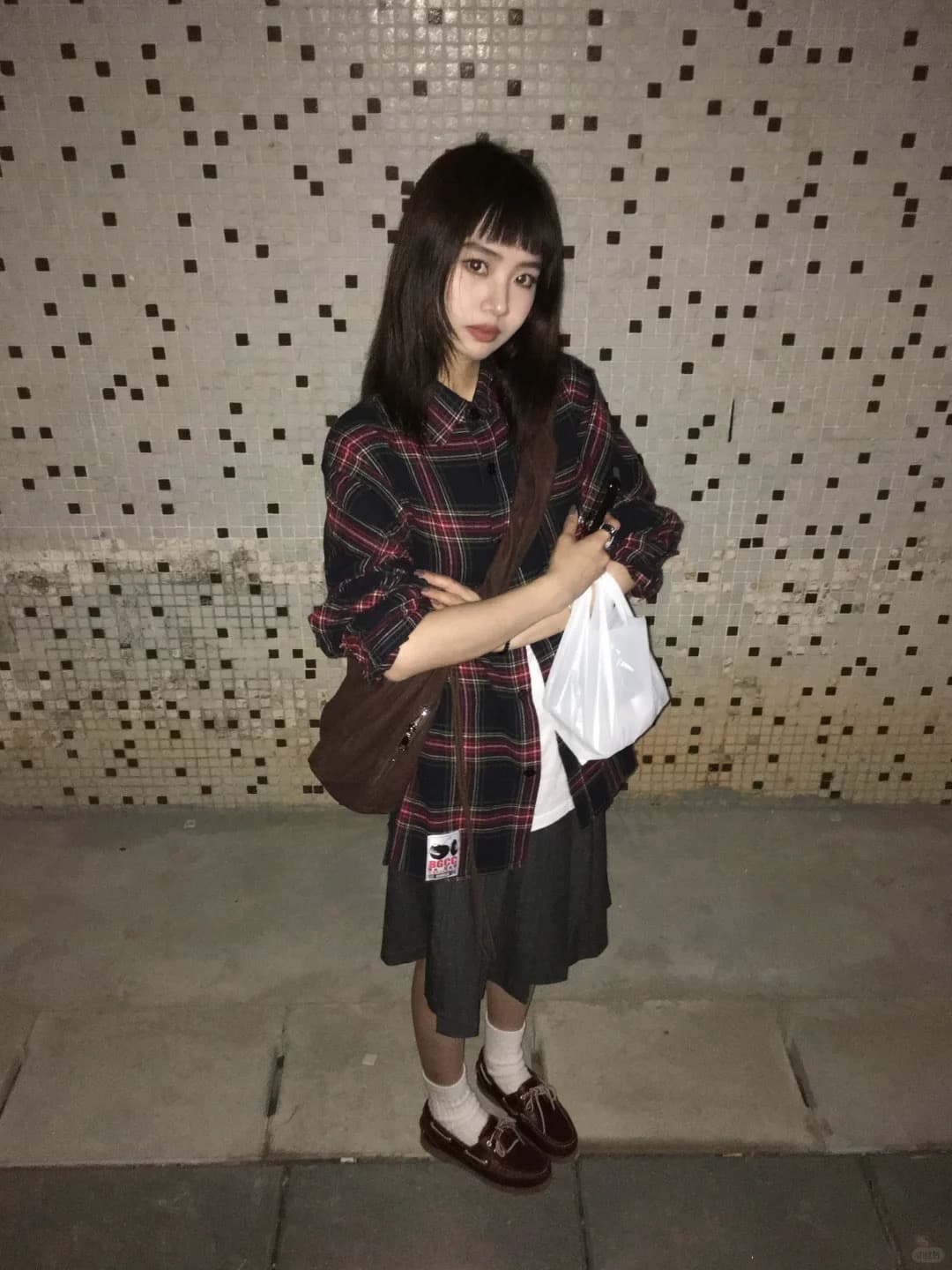 아메리칸 레트로 달콤한 차가운 체크무늬 긴팔 여성 셔츠 봄 가을 2026 새로운 디자인 센스 작은 대중 루즈핏 셔츠 재킷 상세 이미지 23