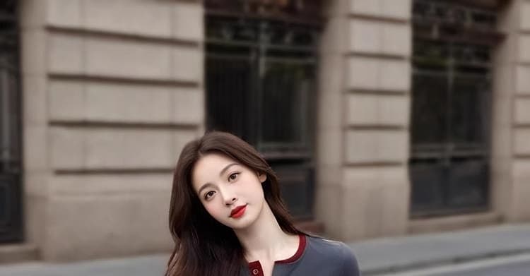 40 92 면 8 암모니아 2025 새로운 이른 봄 배색 단추 몸매 가꾸기 티셔츠 고급 센스 외국 가스 인사이드 잡아라. 의류 상세 이미지 7