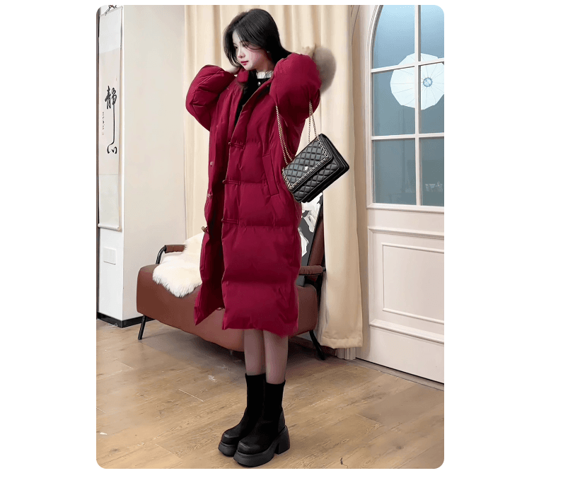자르다 쓰기 빨간색 신년 아래 면화 의류 면 옷 쇼트 스타일 재킷 가을 겨울 새로운 고급 목화 진딧물 폭발 여성 이미지 2