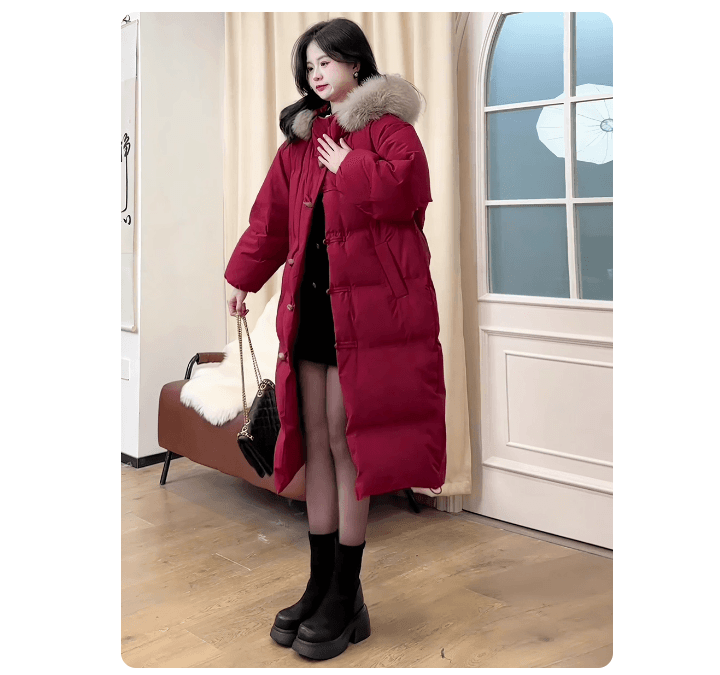 자르다 쓰기 빨간색 신년 아래 면화 의류 면 옷 쇼트 스타일 재킷 가을 겨울 새로운 고급 목화 진딧물 폭발 여성 이미지 4
