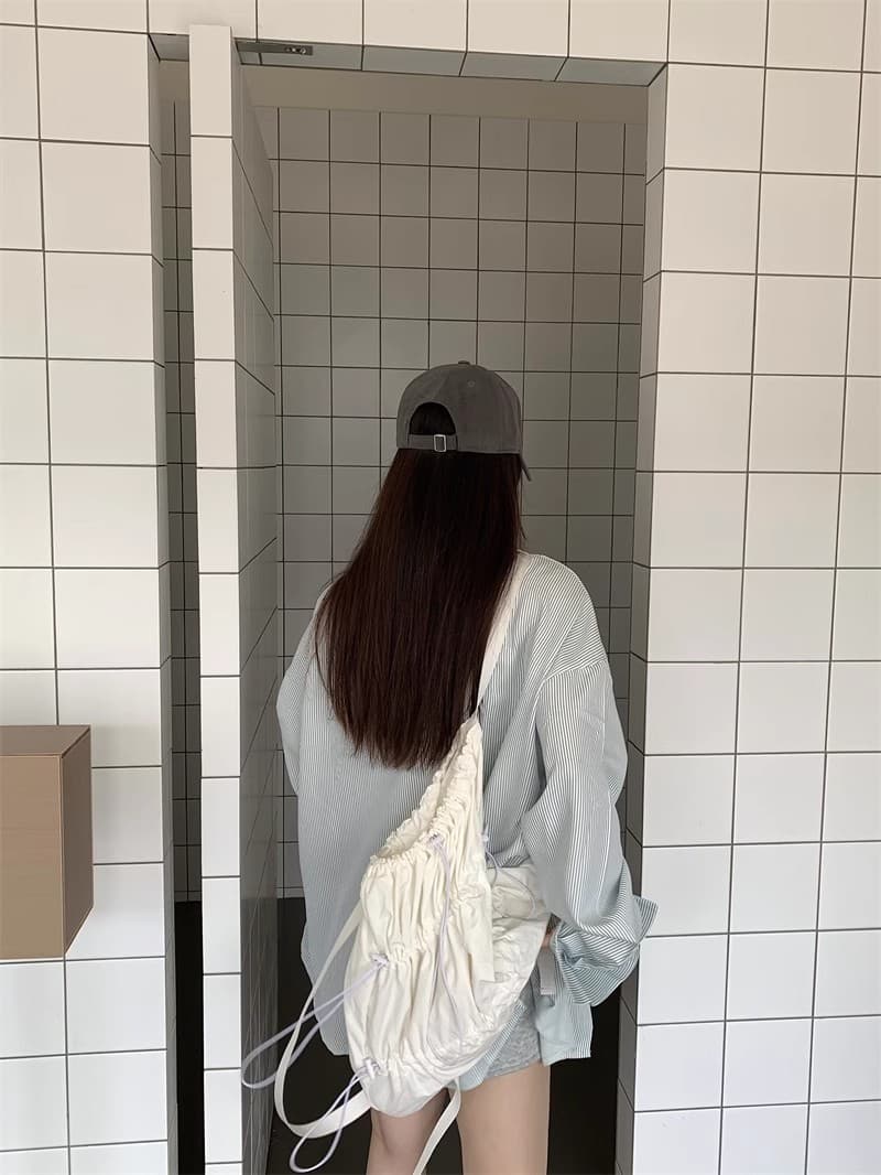 느슨함 센스 레트로 파란색 긴팔 격자 무늬 셔츠 맨위 여성 봄 가을 새로운 루즈핏 인사이드 가져 가라. Chic 셔츠 재킷 상세 이미지 26