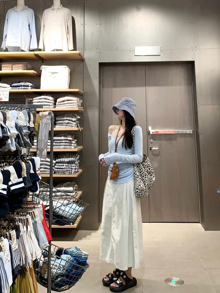 리브 얇은 스타일 몸매 가꾸기 긴팔 여름 핫걸 슬림해 보이는 기본 셔츠 맨위 상세 이미지 7