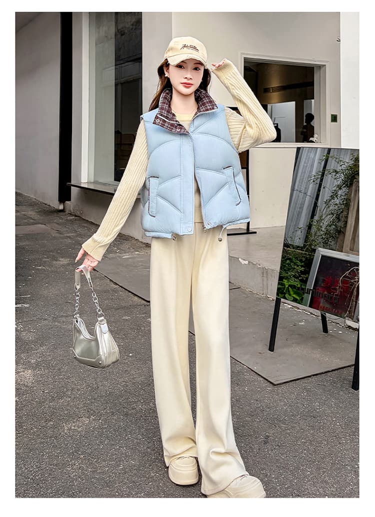 아래 면화 의류 조끼 여자 외출용 2026 겨울 초경량 조끼 내피 다용도 재킷 상세 이미지 21