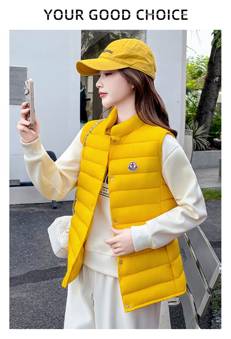 아래 면화 의류 조끼 여자 외출용 2026 겨울 초경량 조끼 내피 다용도 재킷 상세 이미지 16