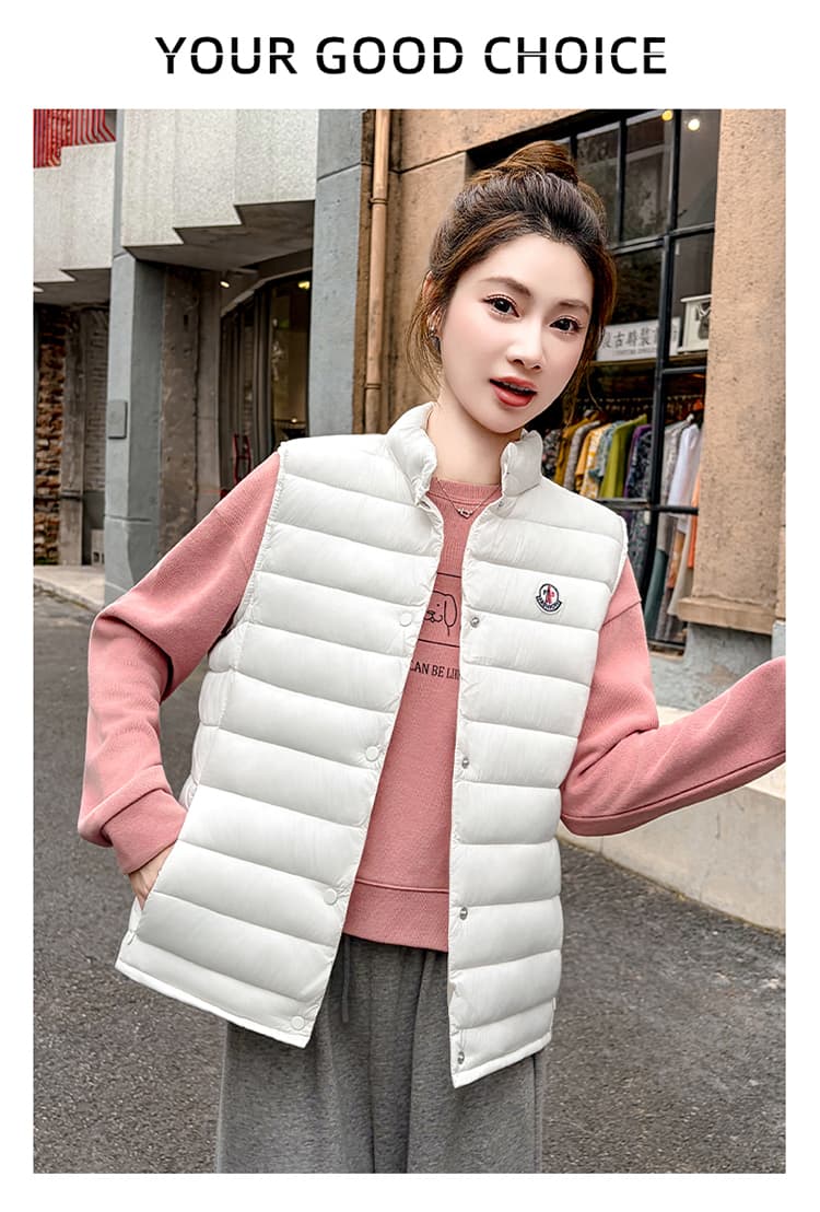 아래 면화 의류 조끼 여자 외출용 2026 겨울 초경량 조끼 내피 다용도 재킷 상세 이미지 21