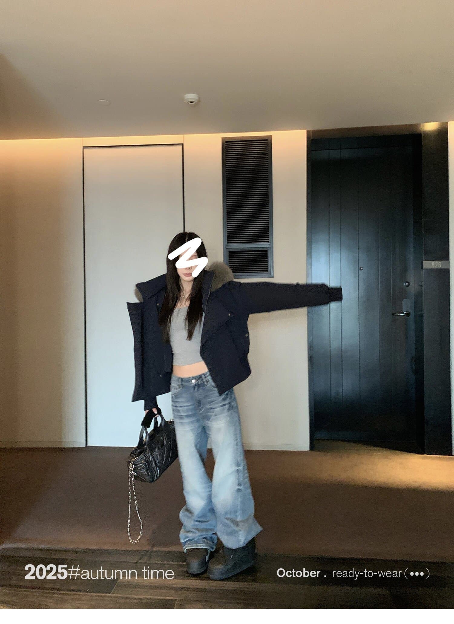 블루스 순간 여우 모피 칼라 쇼트 스타일 자이언트 잘 생긴 다운 재킷 여성 머저리 작은 키 재킷 새로운 코튼 자켓 상세 이미지 33