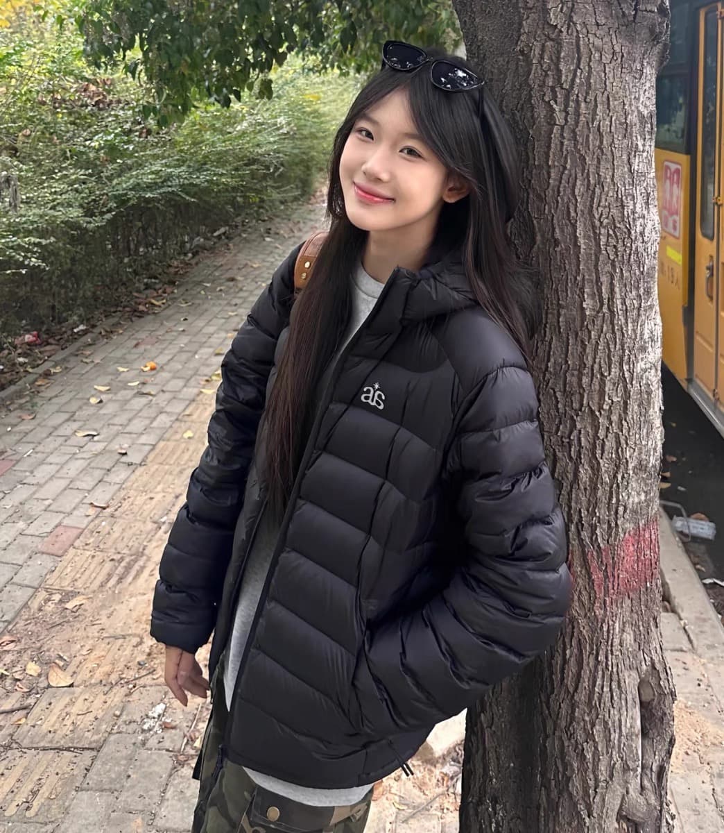아래 면화 의류 여성 겨울 2026 새로운 얇고 가벼운 후드 작은 목화 진딧물 한국 스타일 루즈핏 패션 보온 면 옷 재킷 이미지 4