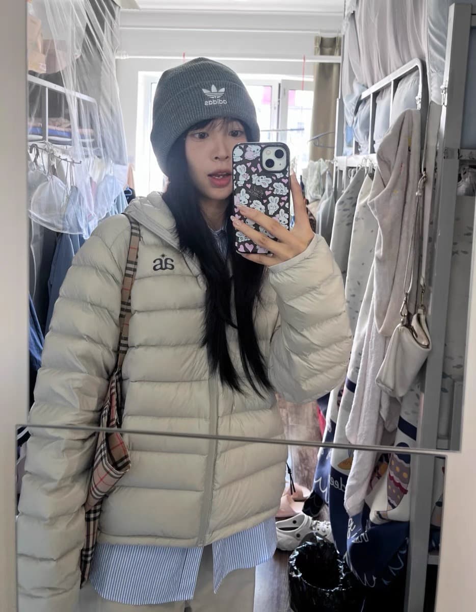 아래 면화 의류 여성 겨울 2026 새로운 얇고 가벼운 후드 작은 목화 진딧물 한국 스타일 루즈핏 패션 보온 면 옷 재킷 상세 이미지 9