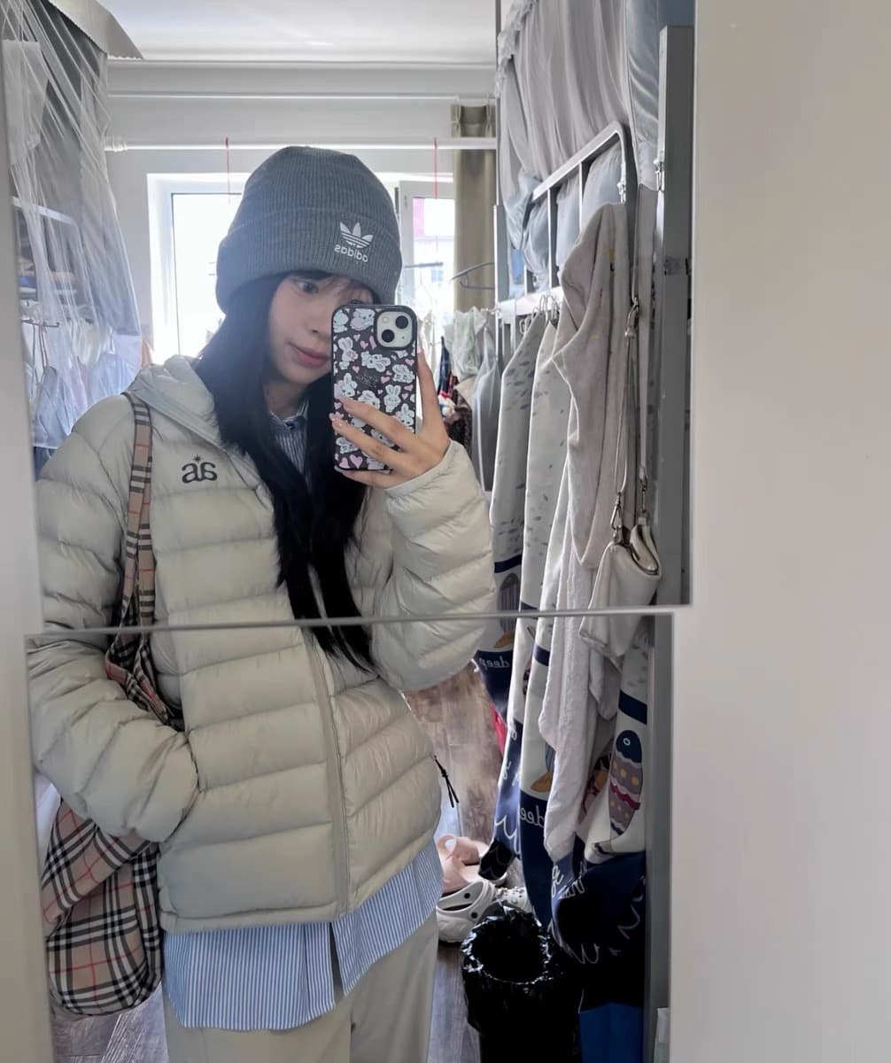 아래 면화 의류 여성 겨울 2026 새로운 얇고 가벼운 후드 작은 목화 진딧물 한국 스타일 루즈핏 패션 보온 면 옷 재킷 상세 이미지 10