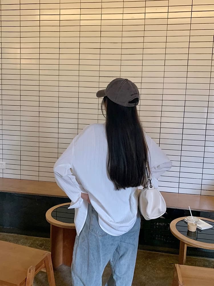 면 린넨 셔츠 여성 코트 여름 디자인 센스 작은 대중 얇은 스타일 아마 셔츠 오픈 가디건 질감 센스 맨위 상세 이미지 26