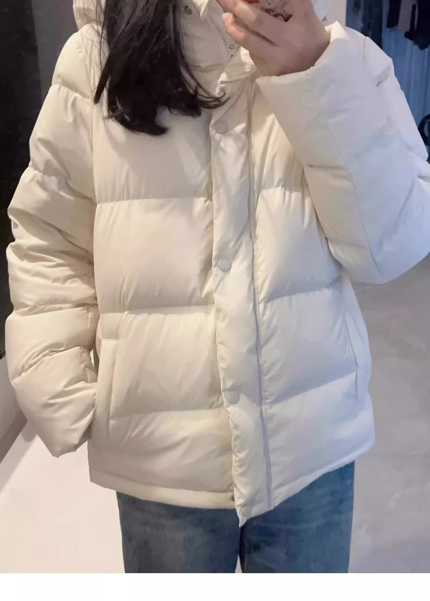 슈퍼 잘 생긴 작은 키 다운 재킷 여성 짧은 2026 새로운 학원 스타일 면 의류 두꺼운 패딩 재킷 겨울 외부 상세 이미지 18