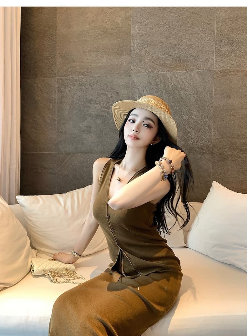 높음 지혜 직장 lady 독립적 인 품격 문예 느슨함 고급 조끼 반 스커트 세트 여름 새로운 투피스 세트 상세 이미지 18