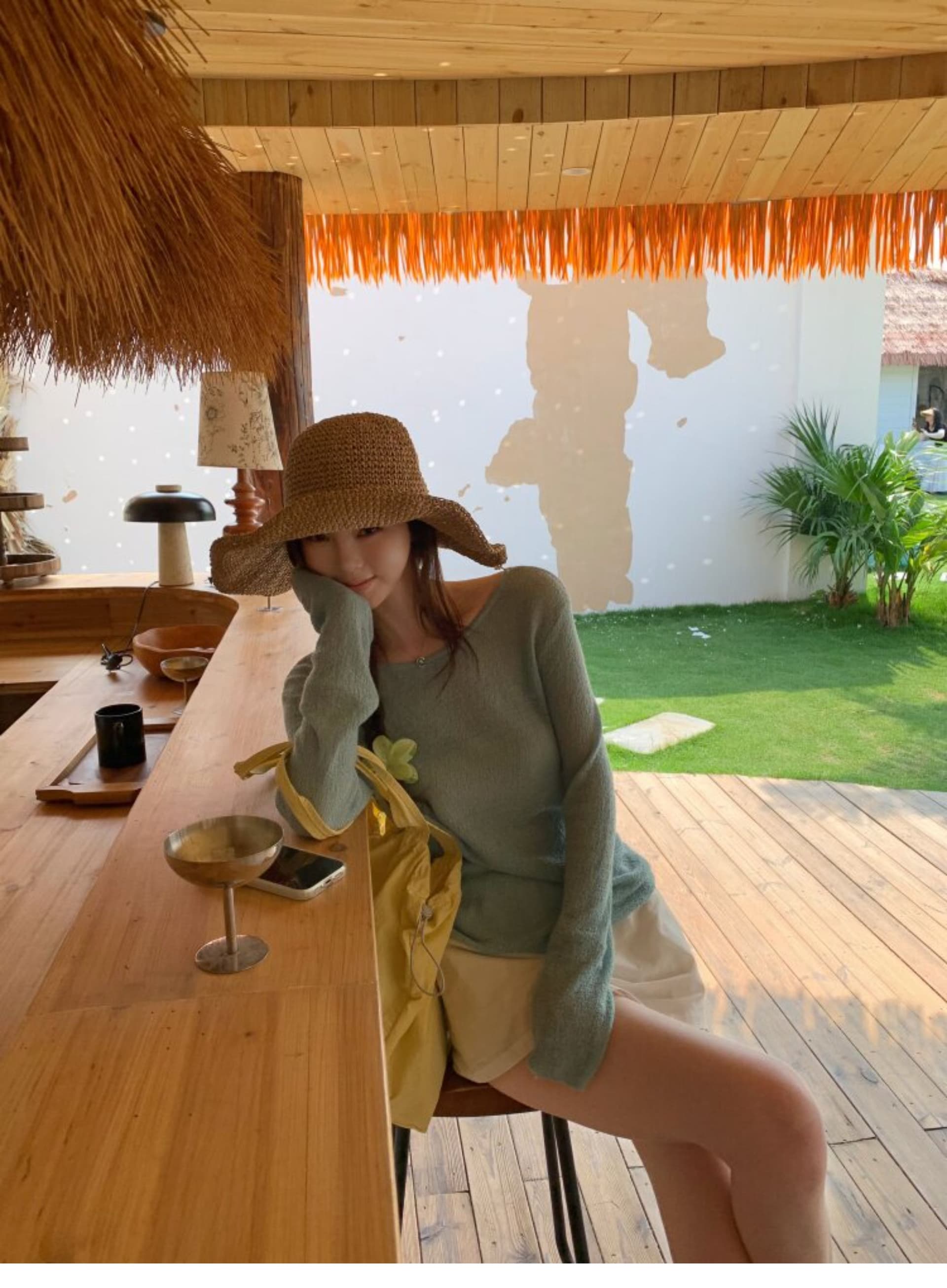 뒤로 비틀림 홀로우 아웃 긴팔 니트 스웨터 여성 라운드 넥 몸매 가꾸기 기본 셔츠 작은 대중 디자인 센스 백리스 긴팔 맨위 상세 이미지 7