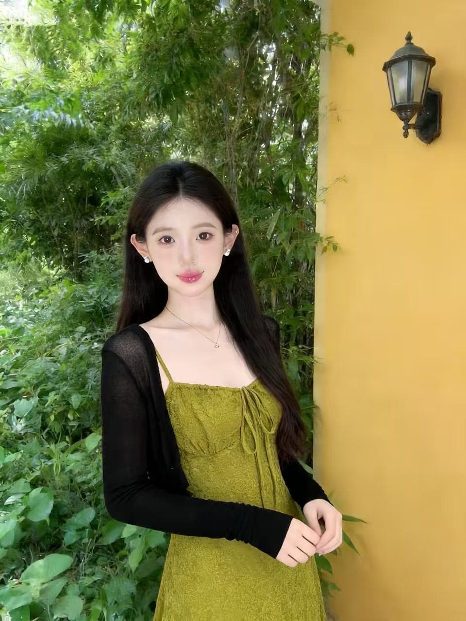 tongiiuu 웨이 팬 모니카 레트로 휴가 질감 슬립 여성 드레스 허리 수축 슬림해 보이는 한 마디 미니 스커트 상세 이미지 10