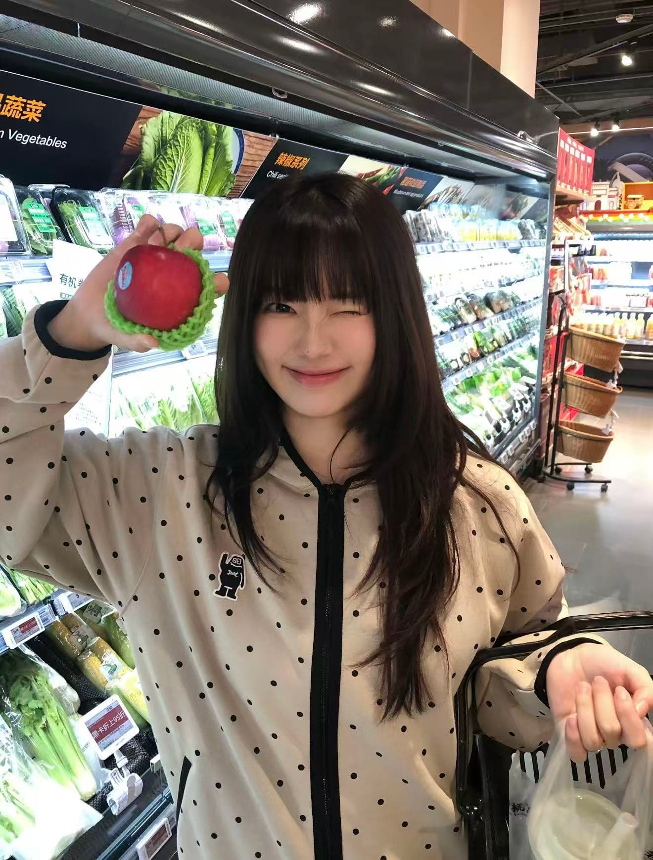 mysamesame26aw 도트 무늬 후드 오픈 가디건 남녀 루즈핏 명중 검은 색 테두리 자수 지퍼 캐주얼 후드티 재킷 상세 이미지 8