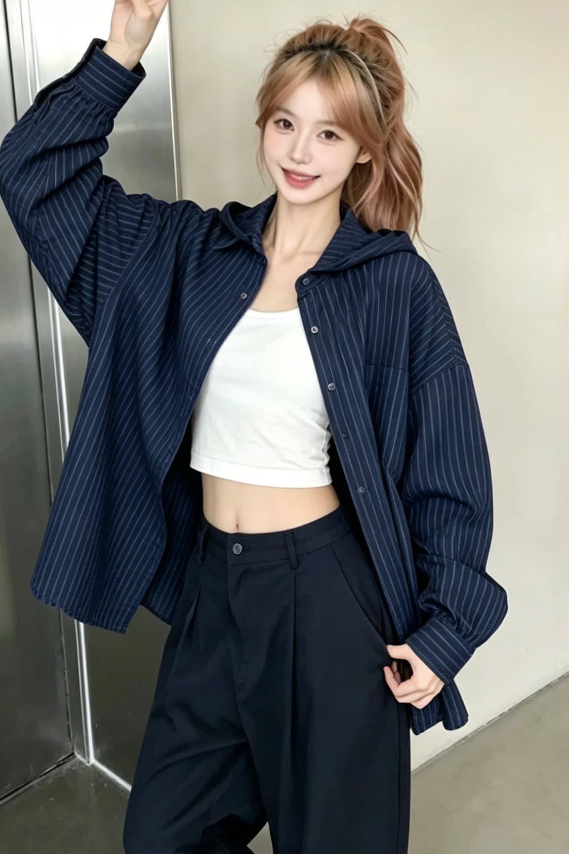 2026 가을 여성 코트 레트로 체크무늬 후드 자외선 차단 의류 여성 새로운 오픈 가디건 디자인 센스 루즈핏 슬림해 보이는 맨위 이미지 5