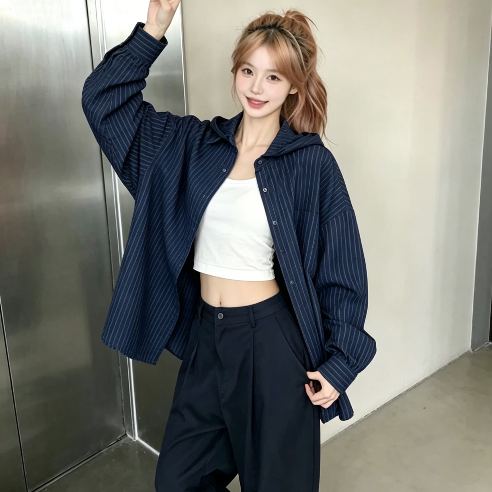 2026 가을 여성 코트 레트로 체크무늬 후드 자외선 차단 의류 여성 새로운 오픈 가디건 디자인 센스 루즈핏 슬림해 보이는 맨위 상세 이미지 7