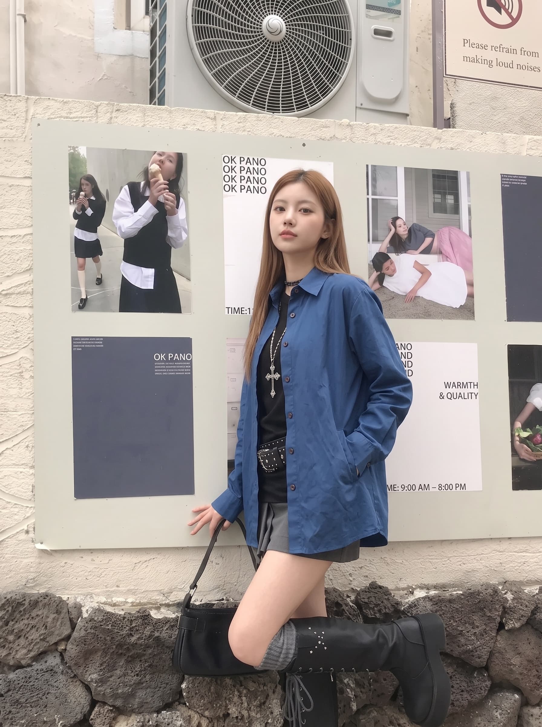 한 부서 분위기 센스 핑크색 여성 셔츠 미니멀리즘 캐주얼 스택 착용 인사이드 가져 가라. 긴팔 맨위 가을 셔츠 디자인 맨위 상세 이미지 18