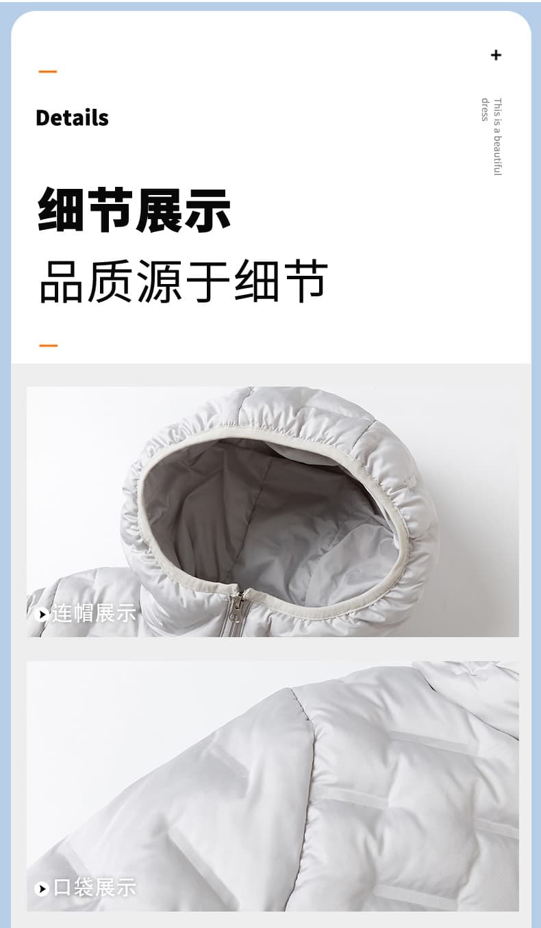 실사 빅 사이즈 여성 의류 면 의류 통통한 여동생 겨울 새로운 한국 스타일 루즈핏 두꺼운 패딩 재킷 작은 키 면 옷 상세 이미지 9