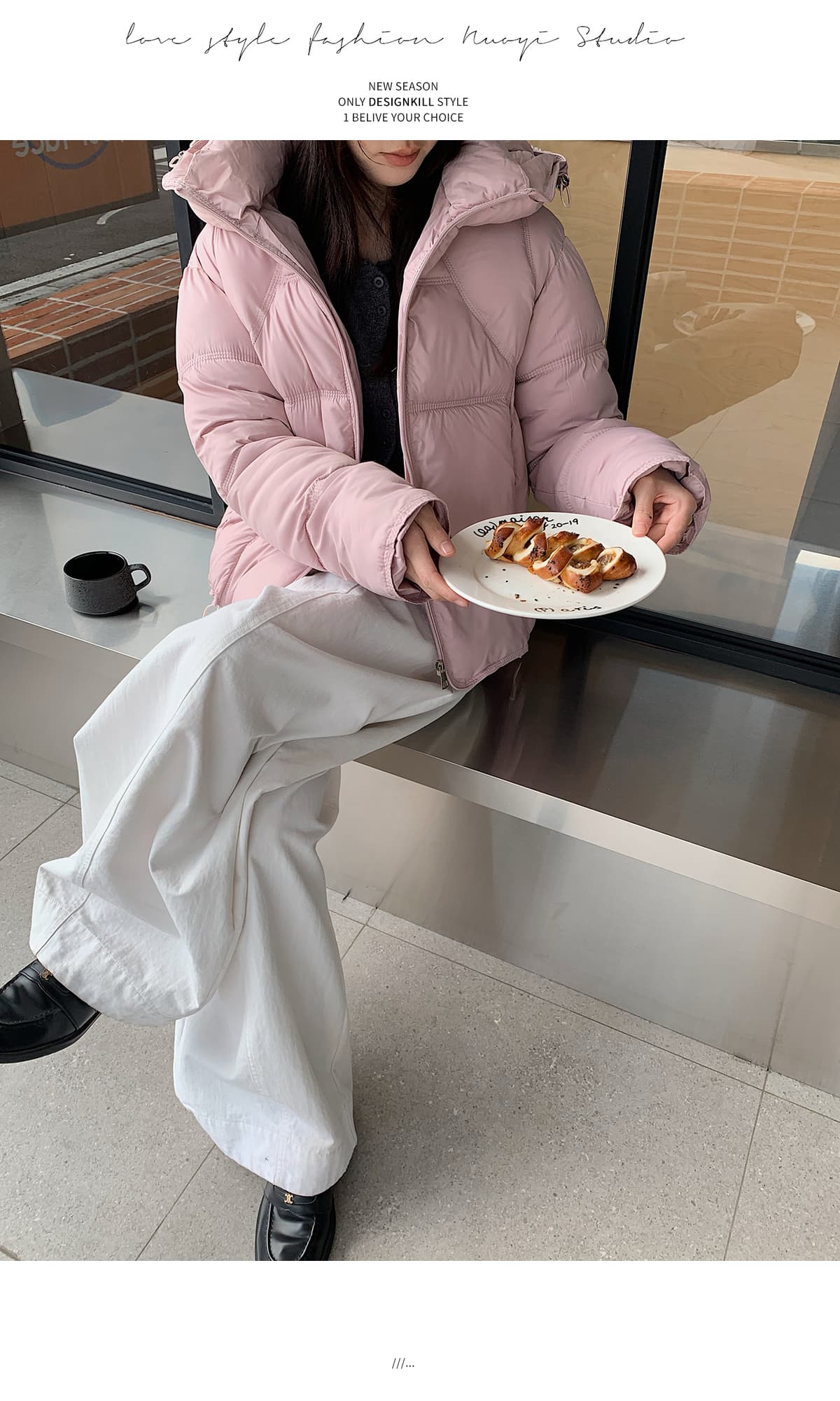실사 빅 사이즈 여성 의류 면 의류 통통한 여동생 겨울 새로운 한국 스타일 루즈핏 두꺼운 패딩 재킷 작은 키 면 옷 상세 이미지 38
