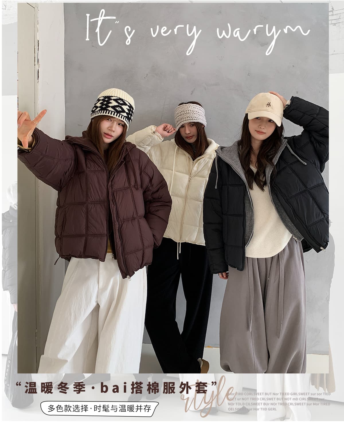 실사 빅 사이즈 여성 의류 면 의류 통통한 여동생 겨울 새로운 한국 스타일 루즈핏 두꺼운 패딩 재킷 작은 키 면 옷 상세 이미지 3