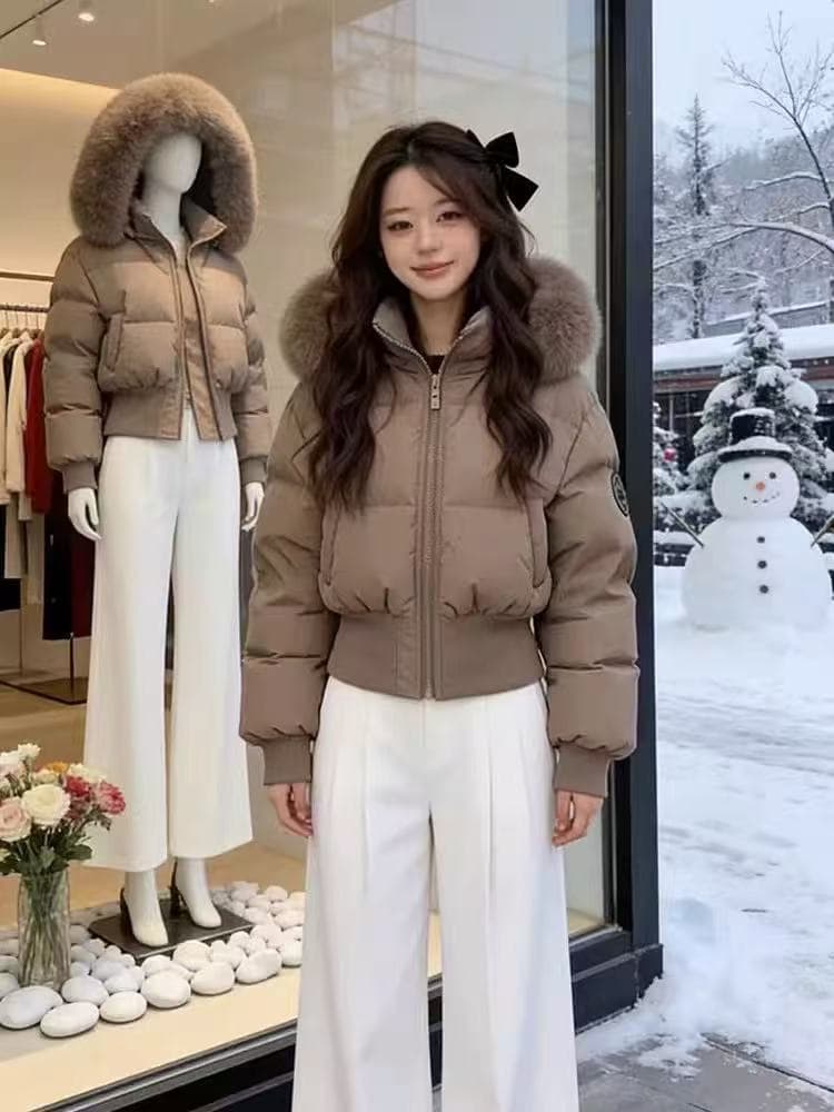 실사 빅 사이즈 여성 의류 면 의류 통통한 여동생 겨울 새로운 한국 스타일 루즈핏 두꺼운 패딩 재킷 작은 키 면 옷 상세 이미지 12