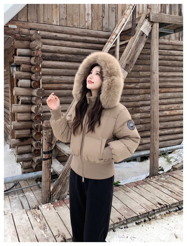 실사 빅 사이즈 여성 의류 면 의류 통통한 여동생 겨울 새로운 한국 스타일 루즈핏 두꺼운 패딩 재킷 작은 키 면 옷 상세 이미지 13