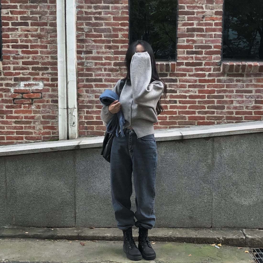 한 스타일 미니멀리즘 우아함 스웨터 오픈 가디건 짧은 외투 봄 가을 상세 이미지 23