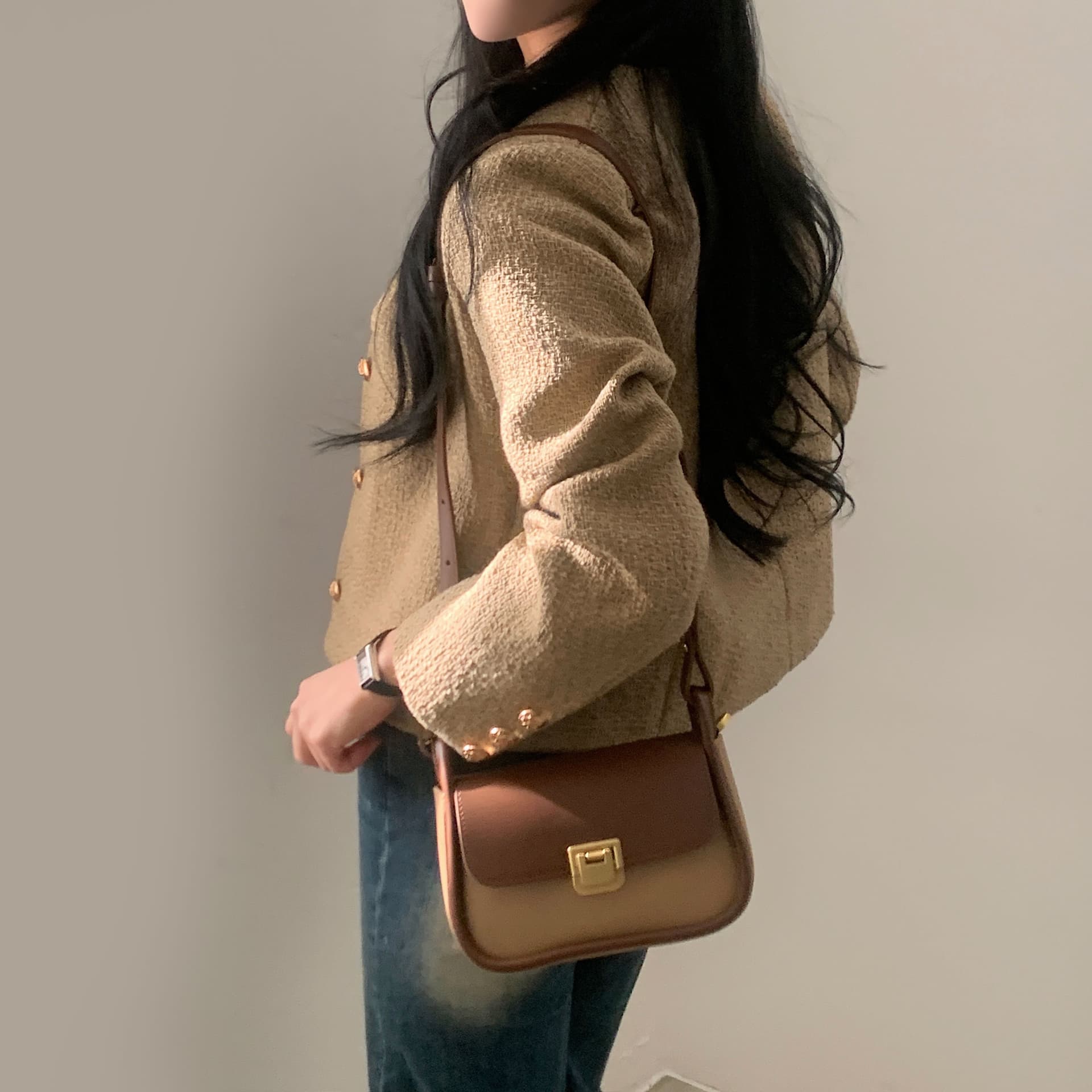 한국 chic 프랑스식 작은 샤넬 스타일 여성 코트 상세 이미지 28