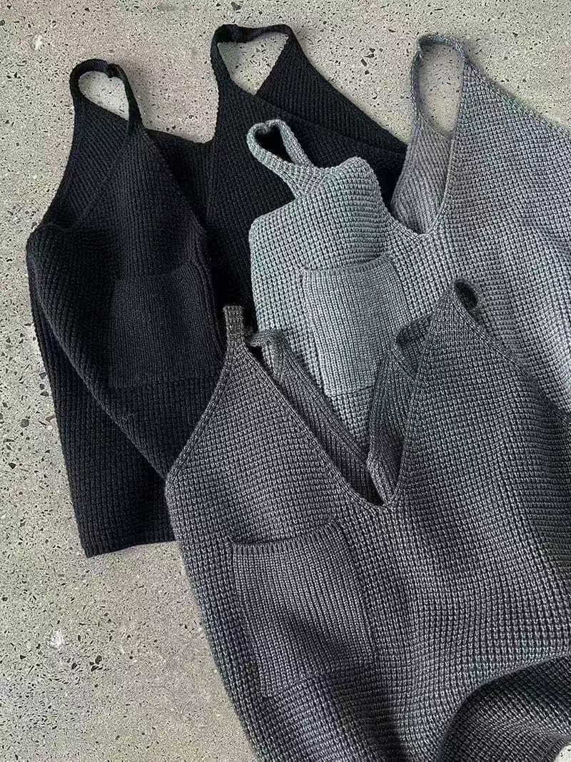 남녀 일반 루즈핏 빅 사이즈 chic 느긋한 부담하지 마세요. 루즈핏 주머니 스웨터 조끼 슬립 외출용 상세 이미지 2