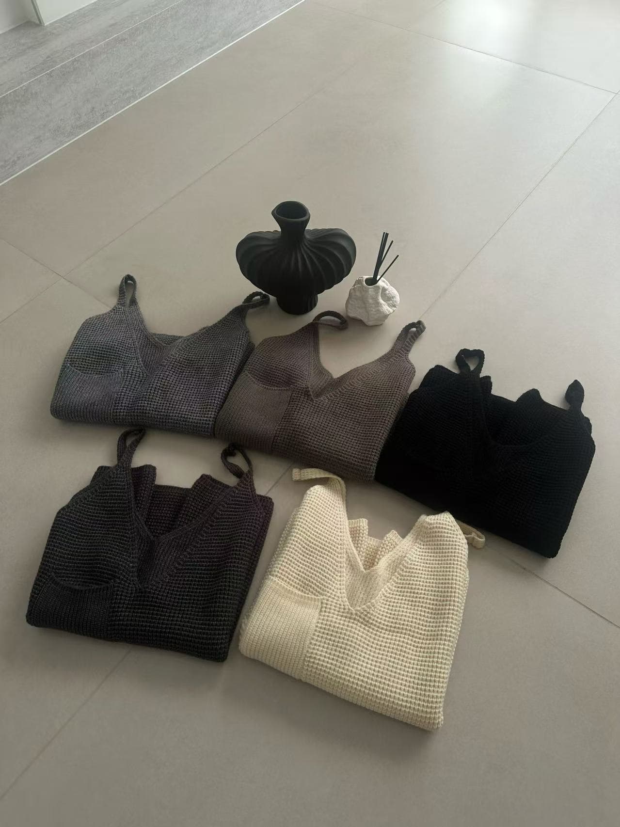 남녀 일반 루즈핏 빅 사이즈 chic 느긋한 부담하지 마세요. 루즈핏 주머니 스웨터 조끼 슬립 외출용 상세 이미지 8