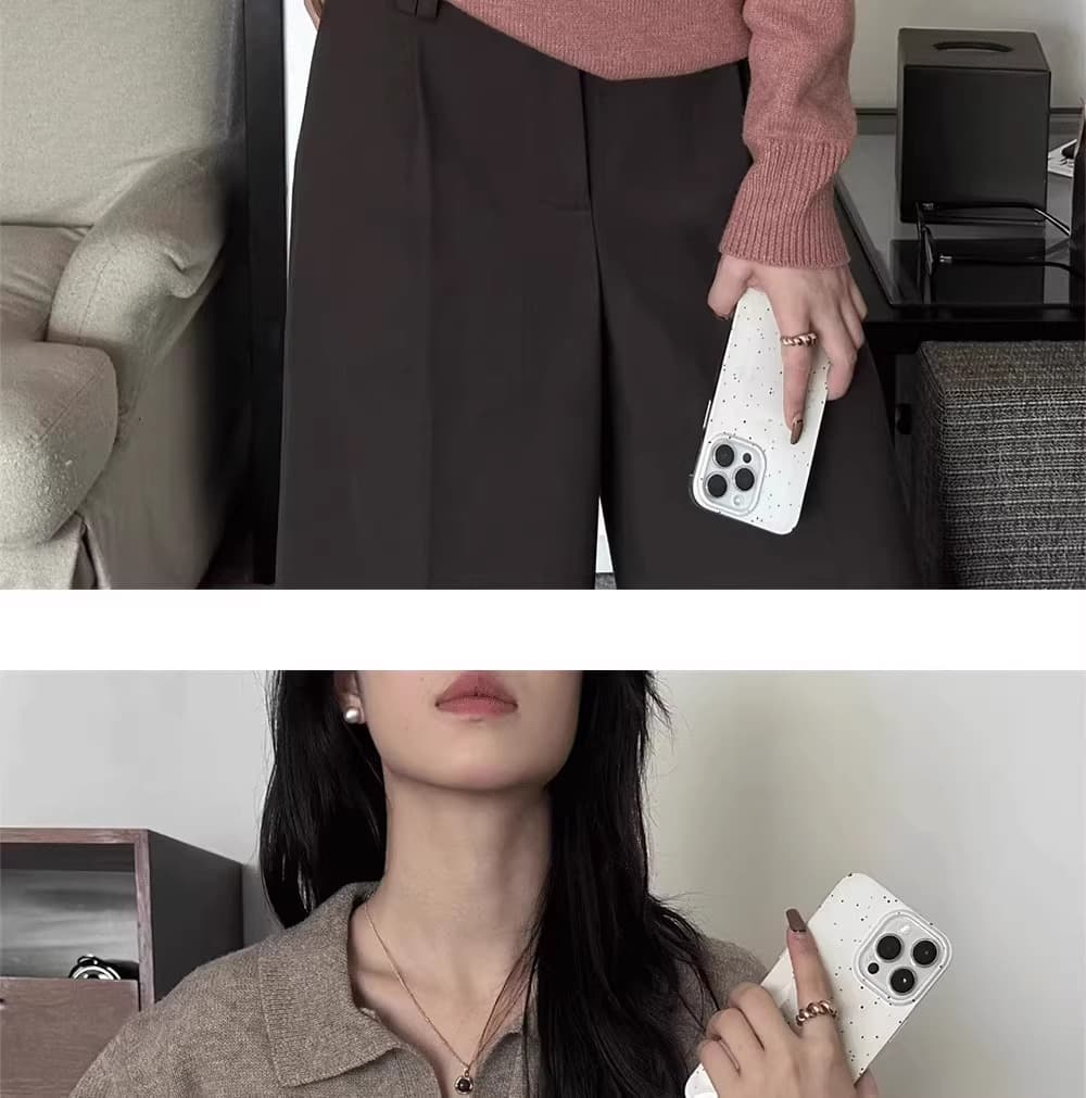 고급 센스 품격 폴로 칼라 니트 스웨터 여성 봄 느긋한 바람 루즈핏 스웨터 인사이드 가져 가라. 기본 셔츠 POLO 셔츠 맨위 상세 이미지 14