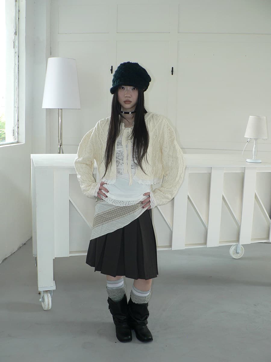 2026 전체 집합 ootd 착용 가져 가라. 느슨함 센스 한 부서 캐주얼 화이트 셔츠 드레스 반신 스커트 스택 착용 세트 상세 이미지 6