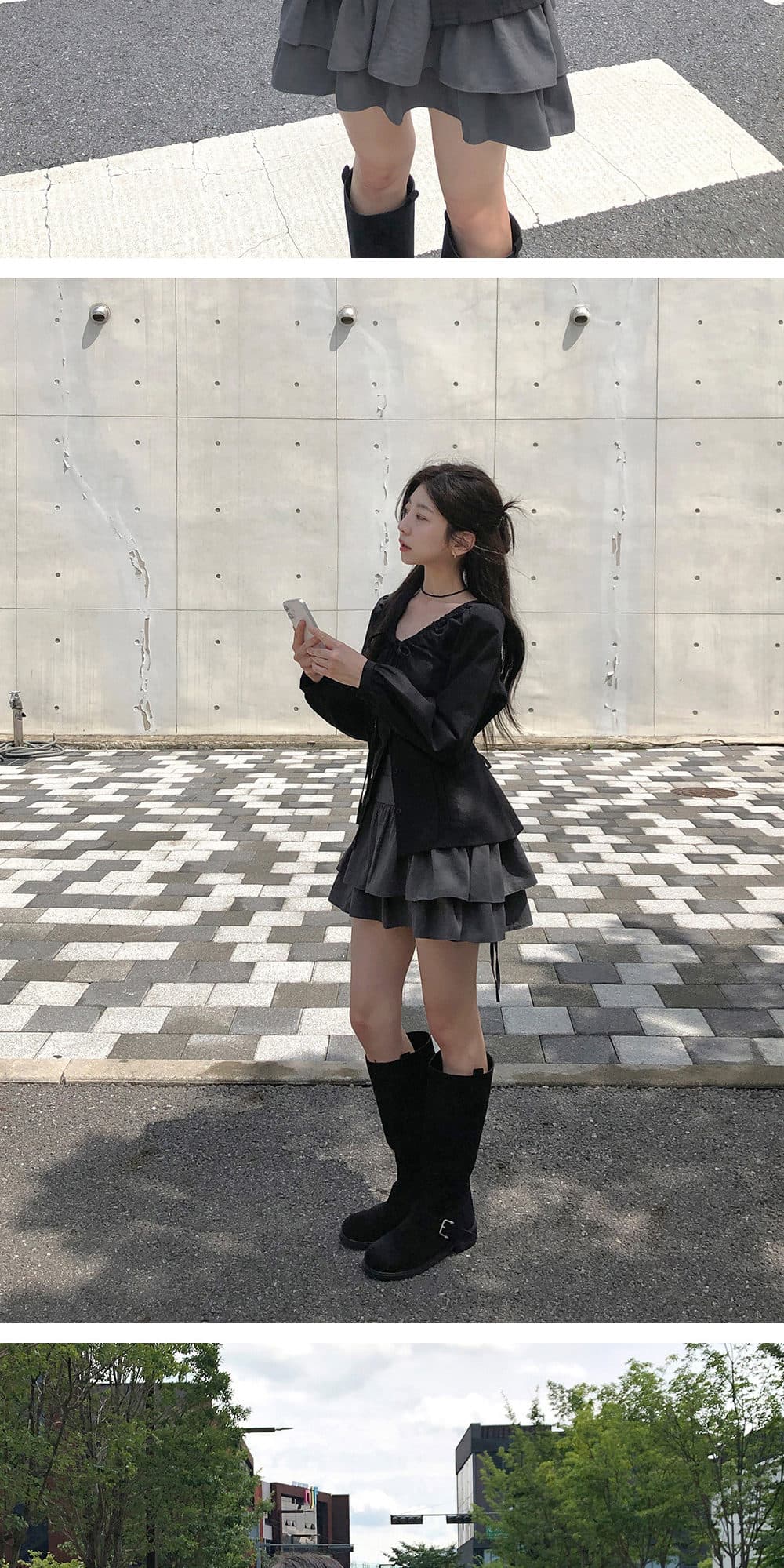 봄 여름 보 주님 같은 단락 프랑스식 품격 거품 소매 다용도 슬림해 보이는 나비 매듭 허리 수축 셔츠 맨위 여성 상세 이미지 12