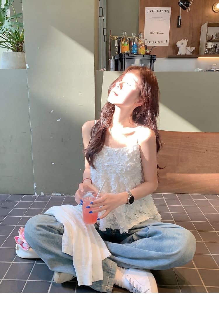한 부서 화이트 쇼트 스타일 얇은 스타일 자외선 차단 니트 오픈 가디건 여성 여름 슬립 외부 가져 가라. 재킷 맨위 상세 이미지 10
