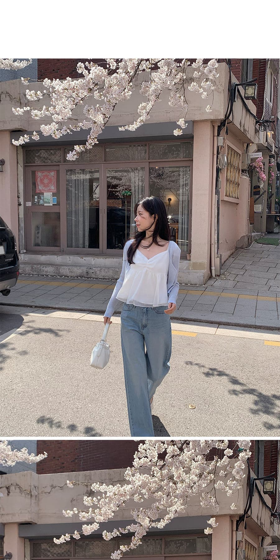 2026 년 Feifei 소매 쇼트 스타일 맨위 여성 여름 캐주얼 다용도 슬림해 보이는 V넥 품격 고급 센스 쉬폰 블라우스 상세 이미지 20