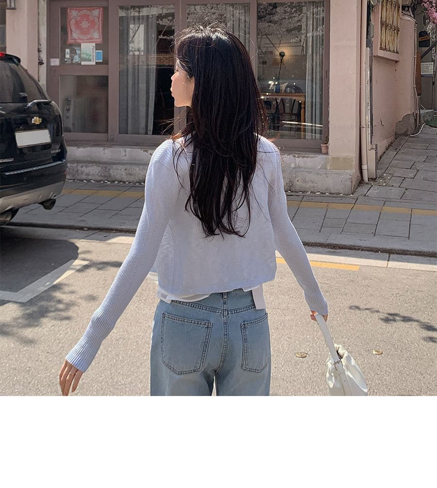 2026 년 Feifei 소매 쇼트 스타일 맨위 여성 여름 캐주얼 다용도 슬림해 보이는 V넥 품격 고급 센스 쉬폰 블라우스 상세 이미지 21