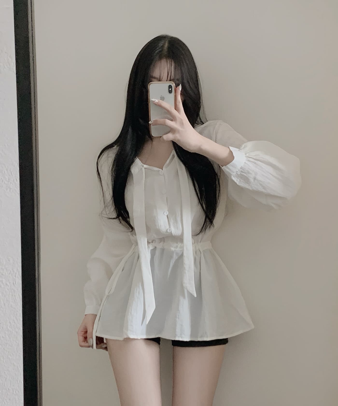 한국 chic 다용도 작은 대중 패션 루즈핏 슬림해 보이는 다용도 긴팔 드레스 2025 가을 신제품 맨위 상세 이미지 6