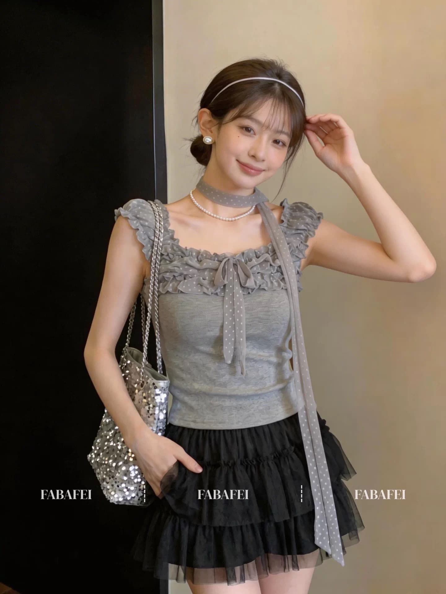 순수한 욕망 바람 디자인 센스 화이트 품격 레이스업 연령 감소 반팔 티셔츠 여성 여름 몸매 가꾸기 슬림해 보이는 다용도 맨위 상세 이미지 3