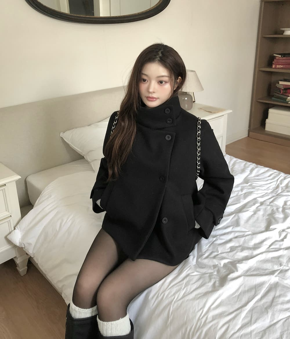 2026 한국 chic 겨울 새로운 스탠드 칼라 플러스 면 두꺼운 단추 보온 자켓 상세 이미지 26