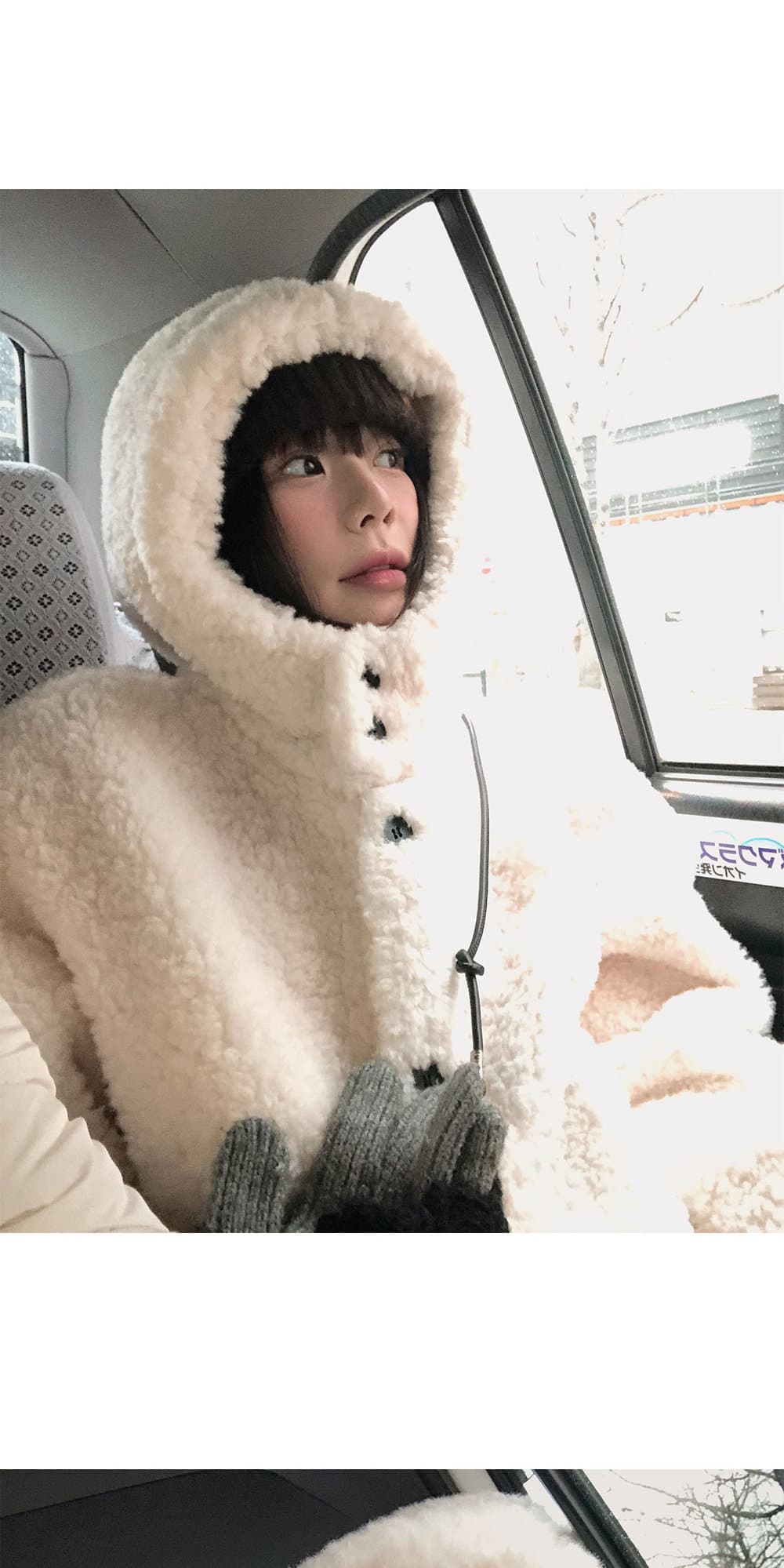 한국 chic 가을 겨울 프랑스식 한 부서 후드 귀여운 학원 스타일 연령 감소 쇼트 스타일 양털 보온 재킷 여성 의류 상세 이미지 22