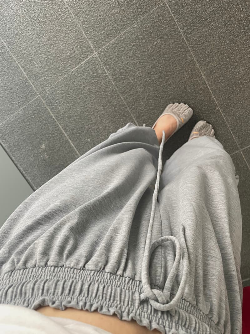 실사 정가 이른 가을 한국 뭉치 다리 펌프 로프 레이스업 나비 매듭 배기 바지 웨이 의류 2 색 상세 이미지 16