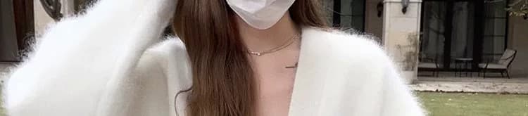 연령 감소 분말 2026 새로운 여성 코트 긴 머리 밍크 플리스 오픈 가디건 두꺼운 루즈핏 중간 길이 느긋한 바람 fall 울 스웨터 상세 이미지 48