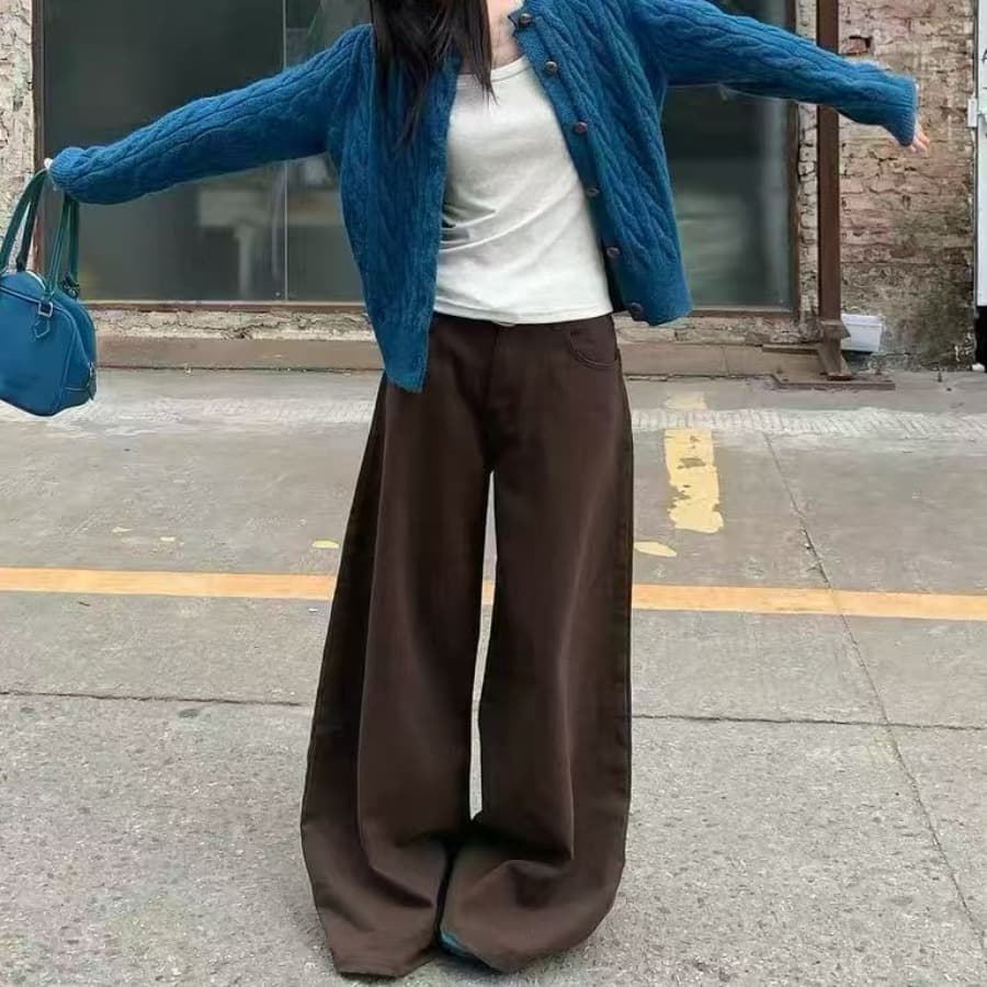 니트 오픈 가디건 스웨터 여성 코트 가을 새로운 털 셔츠 외부 가져 가라. 고급 센스 한 부서 작은 맨위 상세 이미지 1