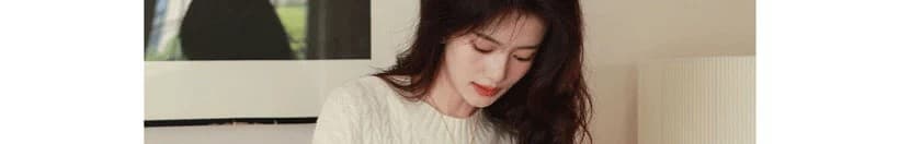 라운드 넥 스웨터 드레스 여성 꽈배기 자카드 니트 드레스 가을 겨울 새로운 인사이드 가져 가라. 무릎 아래 중간 길이 기본 스커트 트렌디 상세 이미지 8
