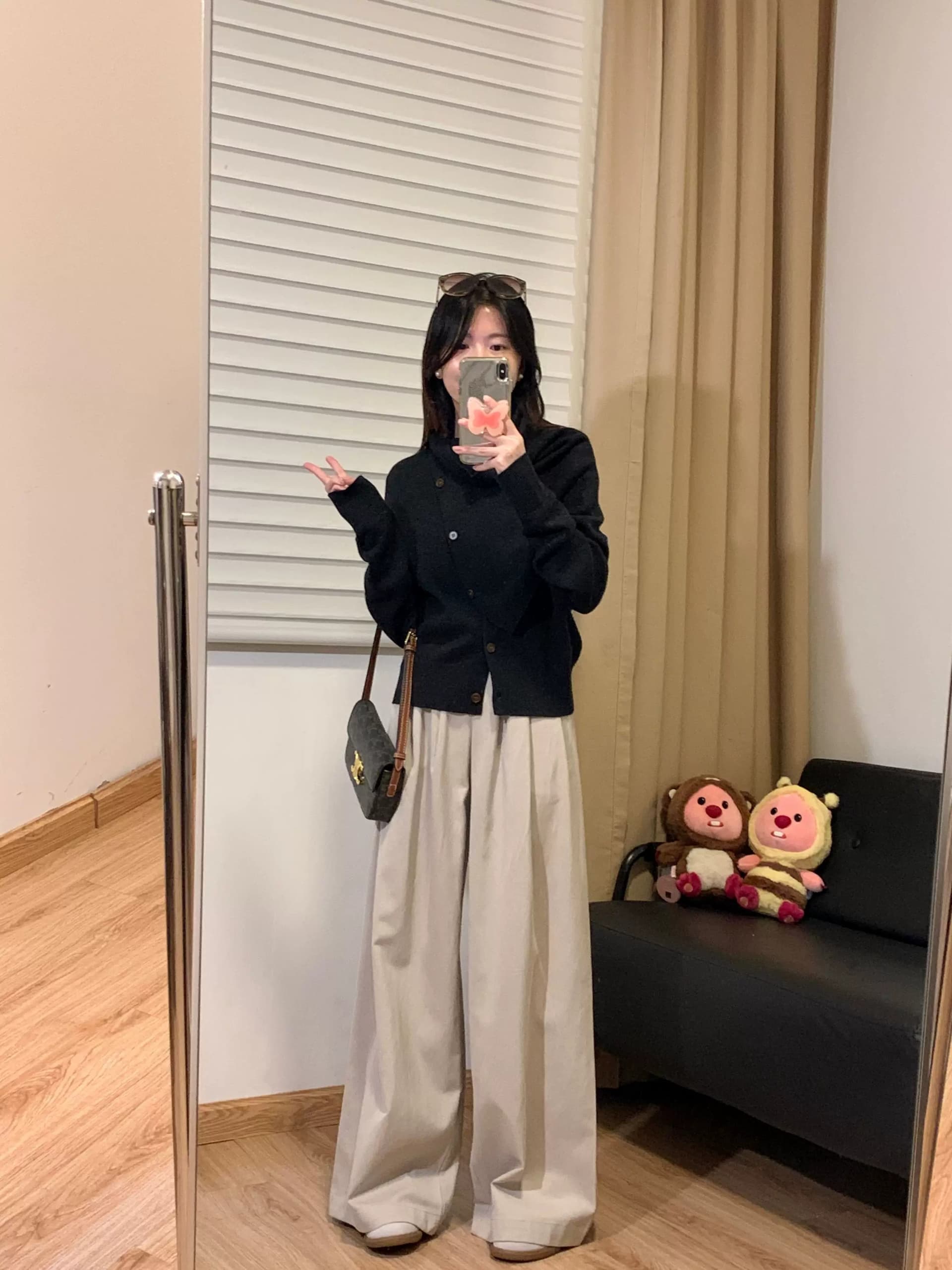 프랑스식 레트로 느긋한 오픈 가디건 스웨터 여자 봄 가을 디자인 센스 수 있습니다. 철거 목도리 니트 스웨터 캐주얼 재킷 맨위 상세 이미지 11