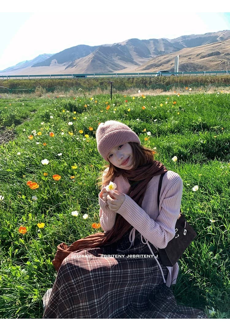 한 부서 부드러운 달콤함 착용 가져 가라. 작은 키 빨간색 오픈 가디건 숄 스웨터 여자 학생 이른 가을 외부 가져 가라. 스트랩 맨위 상세 이미지 25