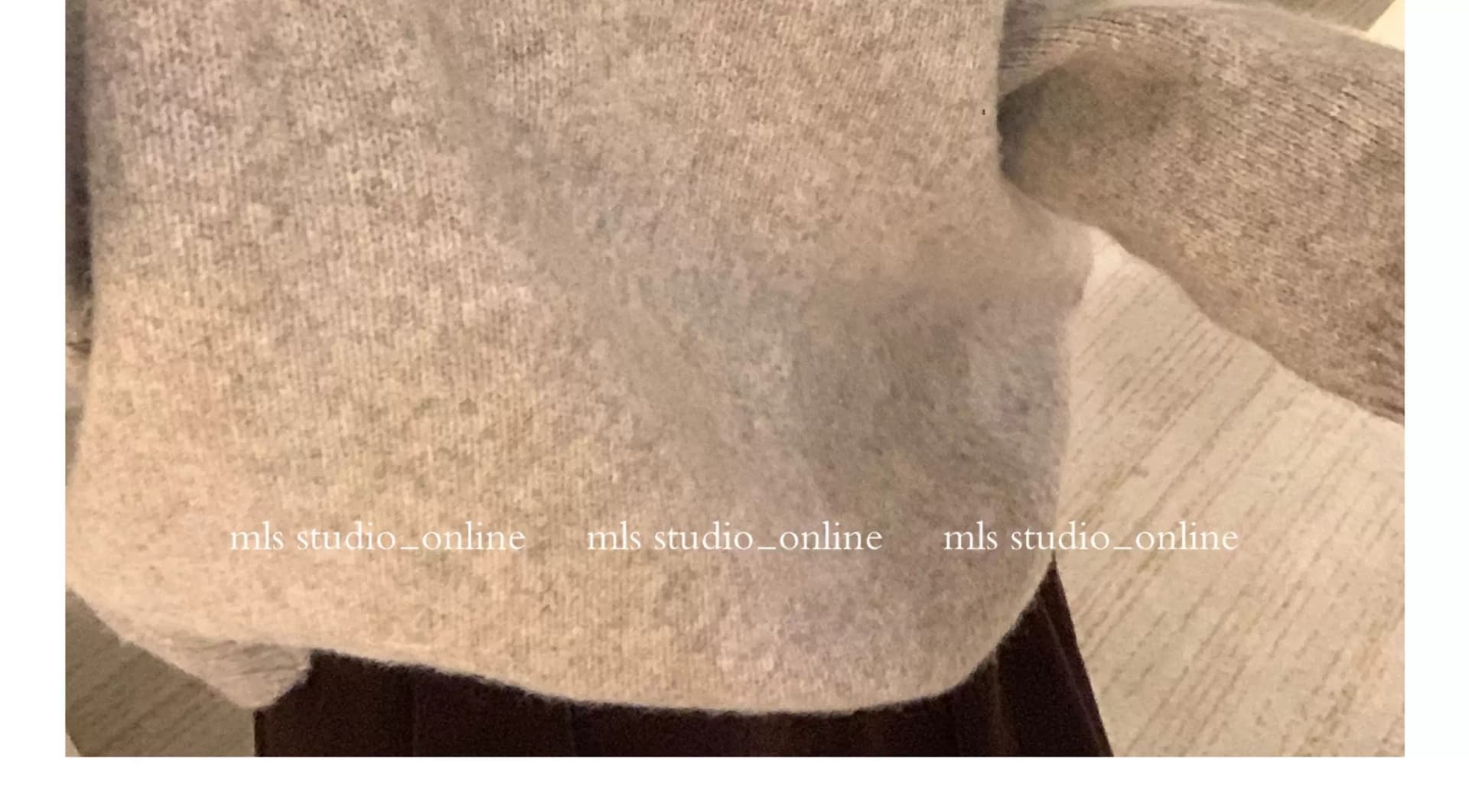 빛 요리 한 바람 품격 짜임 스팽글 폴로 칼라 스웨터 여자 가을 겨울 작은 대중 빛 럭셔리 부드러운 찹쌀 루즈핏 느긋한 니트 맨위 상세 이미지 7