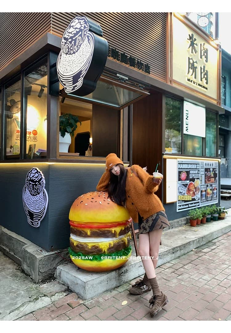 가을 겨울 새로운 반딧불 숲 높음 그램 무거운 플러시 센스 자수 스웨터 다용도 캐주얼 대 오픈 가디건 느긋한 니트 재킷 상세 이미지 20